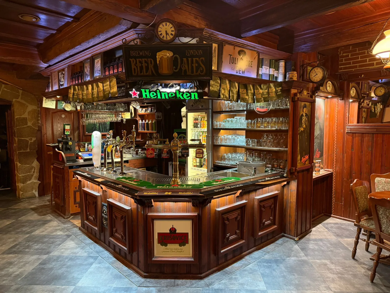 Bar v hostinci U Císaře Rudolfa II.